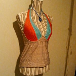 Tankini top with underwire, 32D